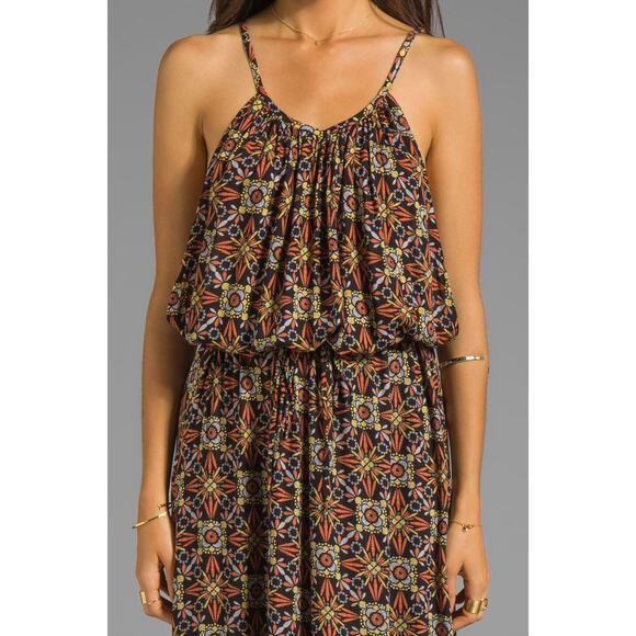 Revolve FLYNN SKYE Maxi Tank Dress in Black Floral Size 1 Small - Picture 7 of 15